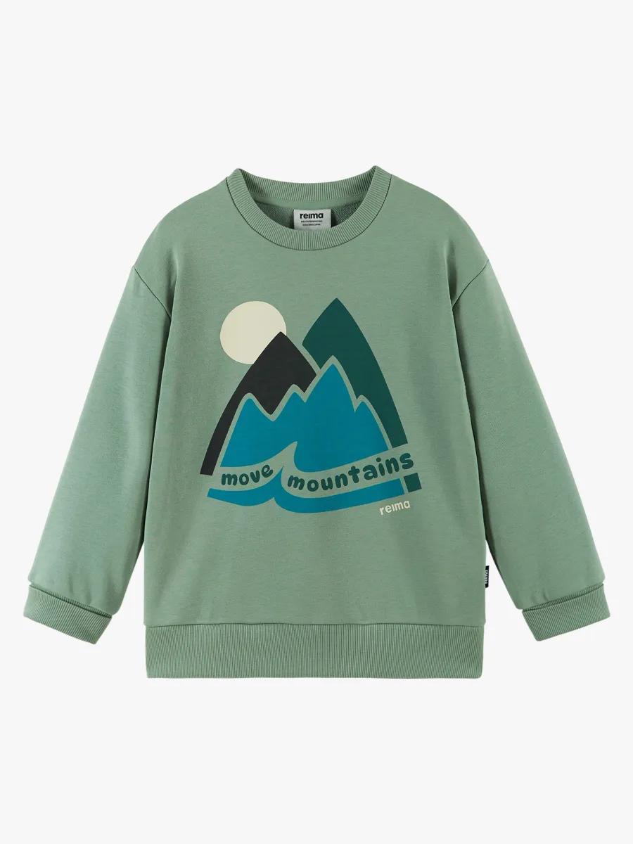 Reima Collari Sweatshirt, Stone Green, 110-116