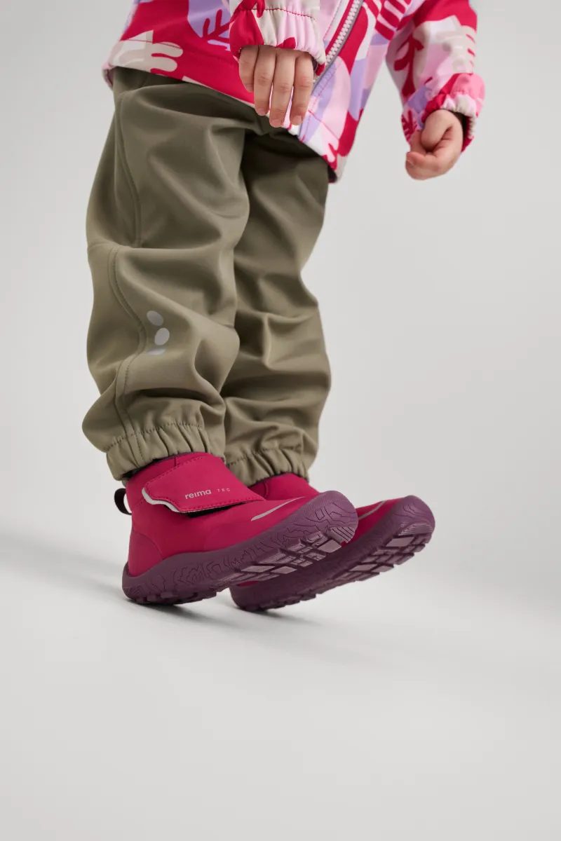 Reima Hyppii Barefoot WP Sneakers, Cool Burgundy, 24