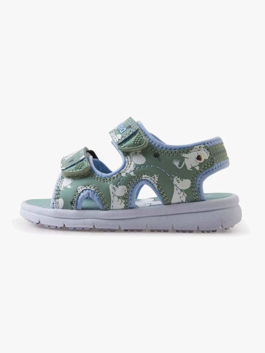 Reima Moomin Bungee Sandaler, Stone Green, 30