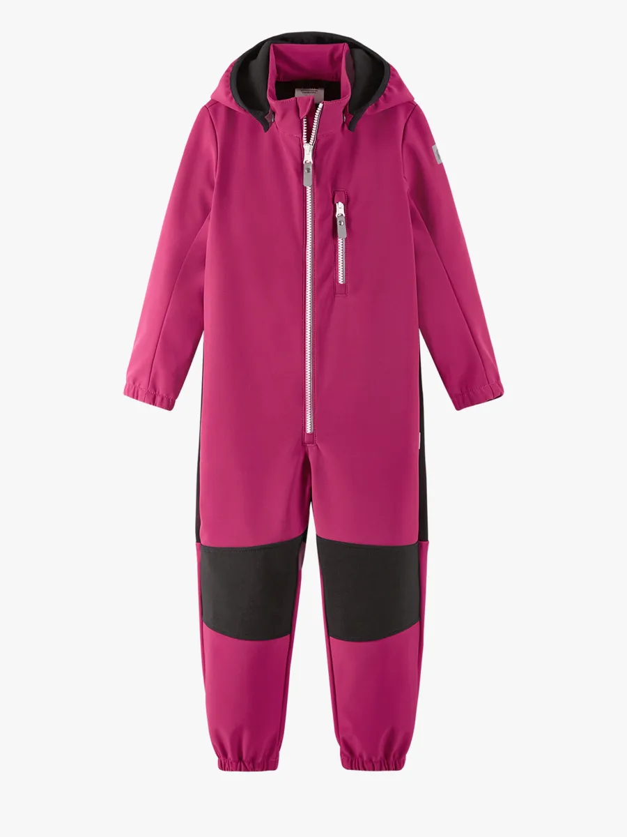 Reima Nurmes Softshelloverall, Rosy Berry, 116