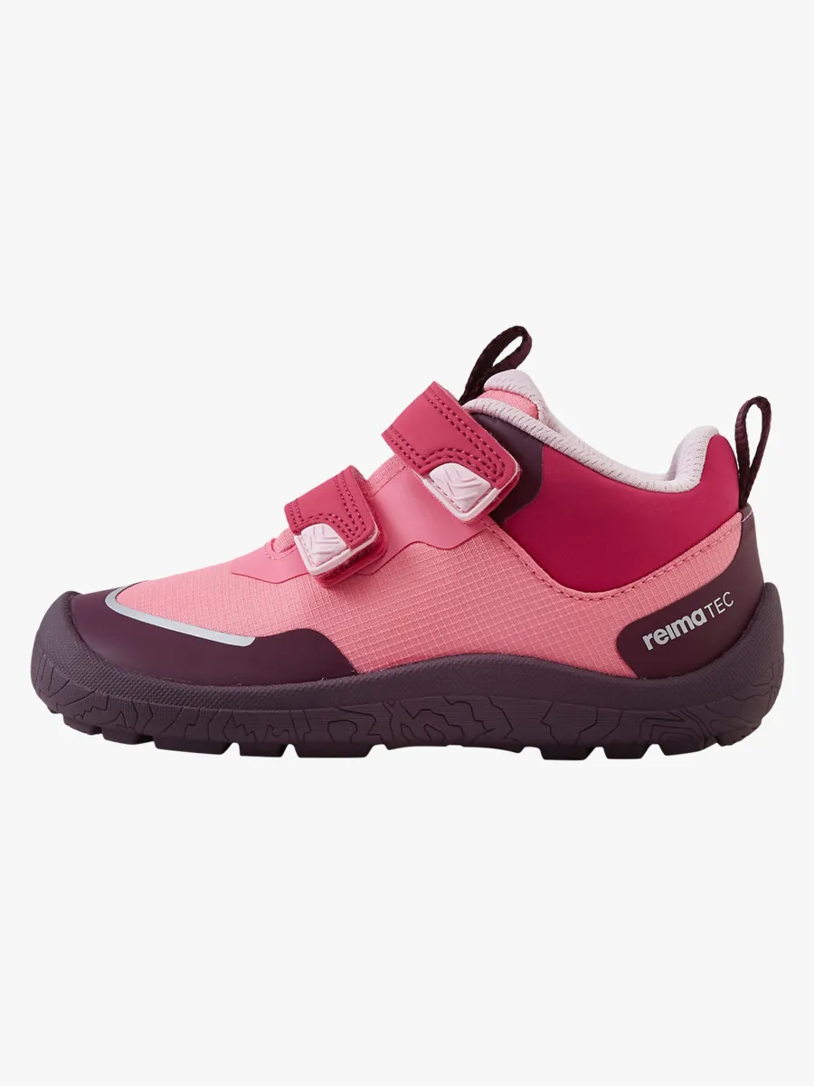 Reima Viikari Barefoot  Vattentäta Mid Sneakers, Soft coral, 22