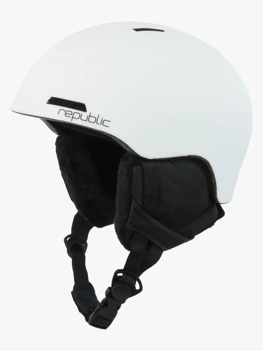 Republic R550 JR Skidhjälm, Vit, 54-58