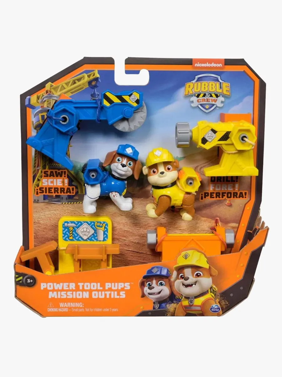 RubbleCrew Power Tool Pups Figurer 2-Pack