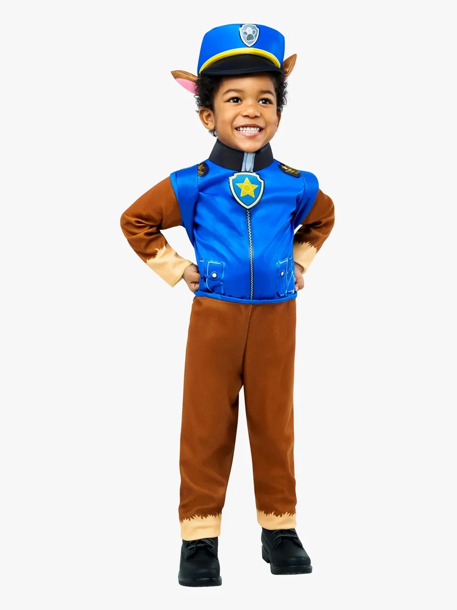 Rubies Paw Patrol Utklädnad Chase Deluxe, 2-3 år