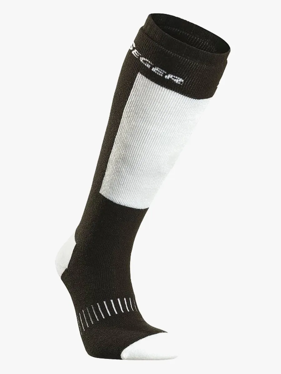 Seger Alpin Skidstrumpor, Black/White 28-30