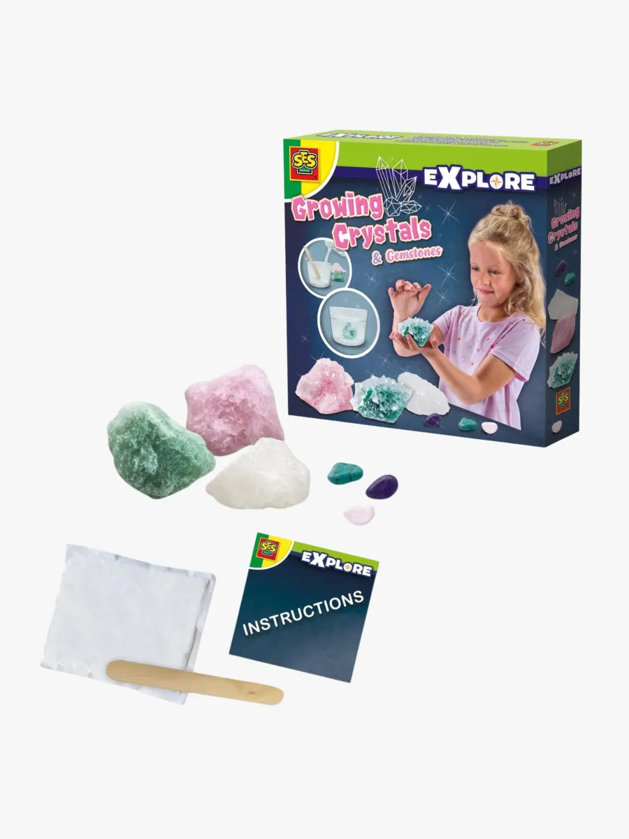 SES Creative Pysselset Kristaller &  Ädelstenar