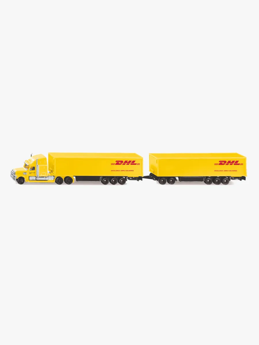 SIKU DHL Långtradare med Släp