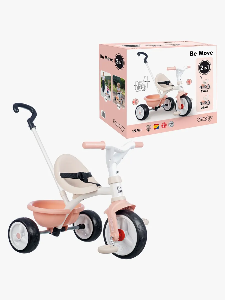 Smoby Be Move Trehjuling, Rosa