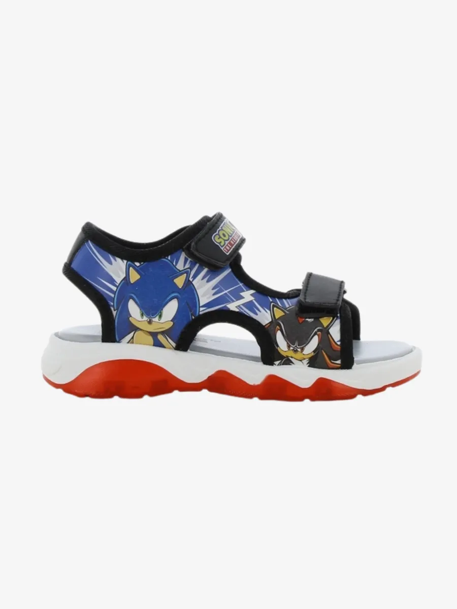 Sonic Blinkande Sandaler, Black/Cobalt Blue, 29