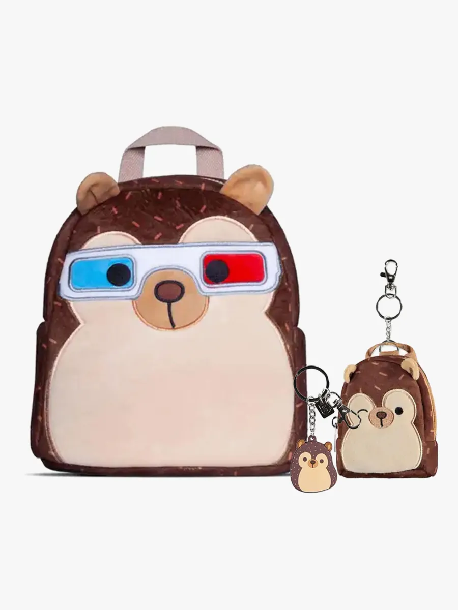 Squishmallows Mini Ryggsäck, Micro Ryggsäck Nyckelring &  Nyckelring, Hans