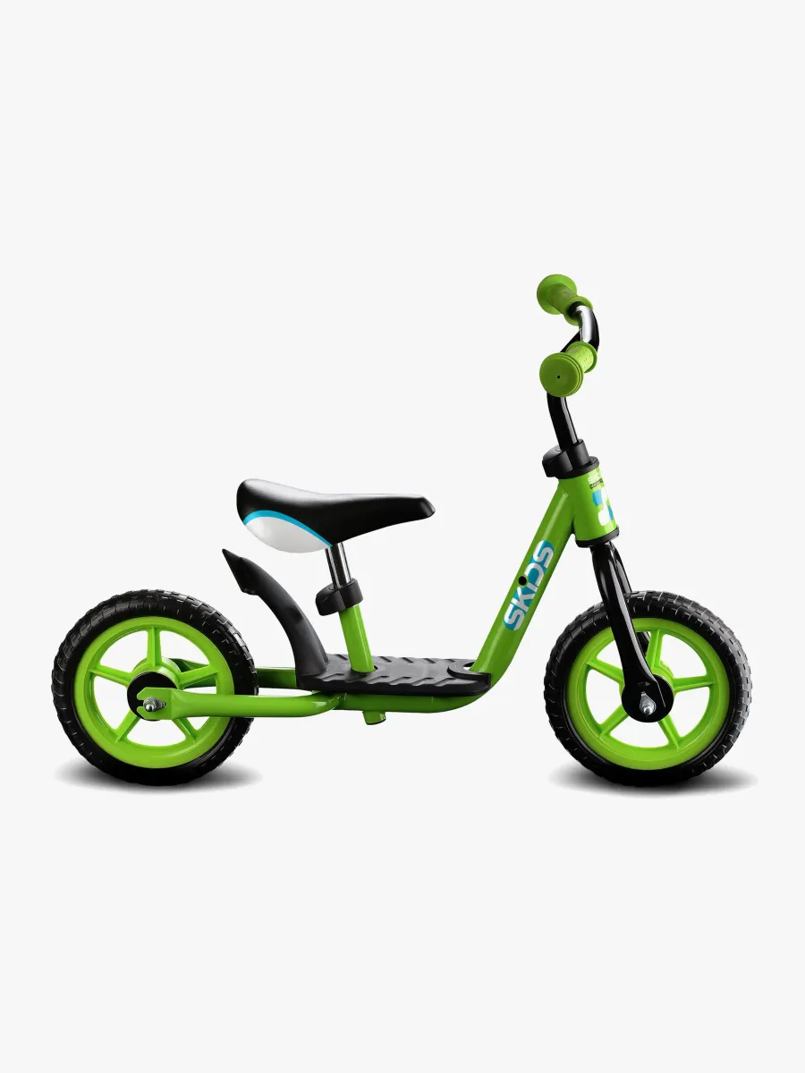 Stamp Springcykel Med Fotstöd, Grön