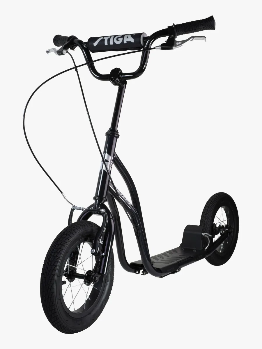 STIGA Air Scooter Sparkcykel 12 tum, Svart