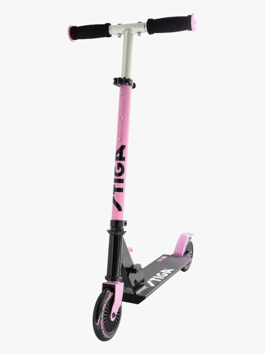 Stiga Sparkcykel 120-S (Black/Pink)
