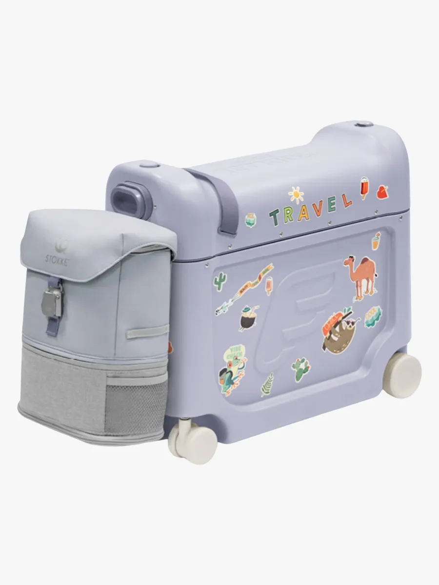 Stokke JetKids Resesäng och Ryggsäck, Arctic Blue