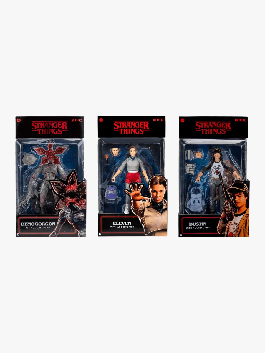 Stranger Things Samlarfigurer Upside Down, Blandad