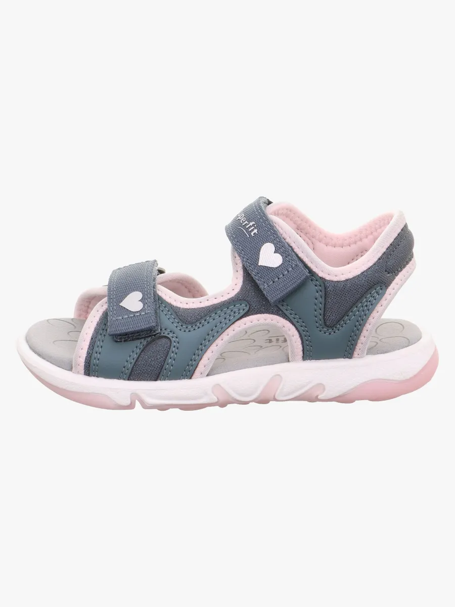 Superfit Pebbles Sandaler, Blå/Rosa, 27