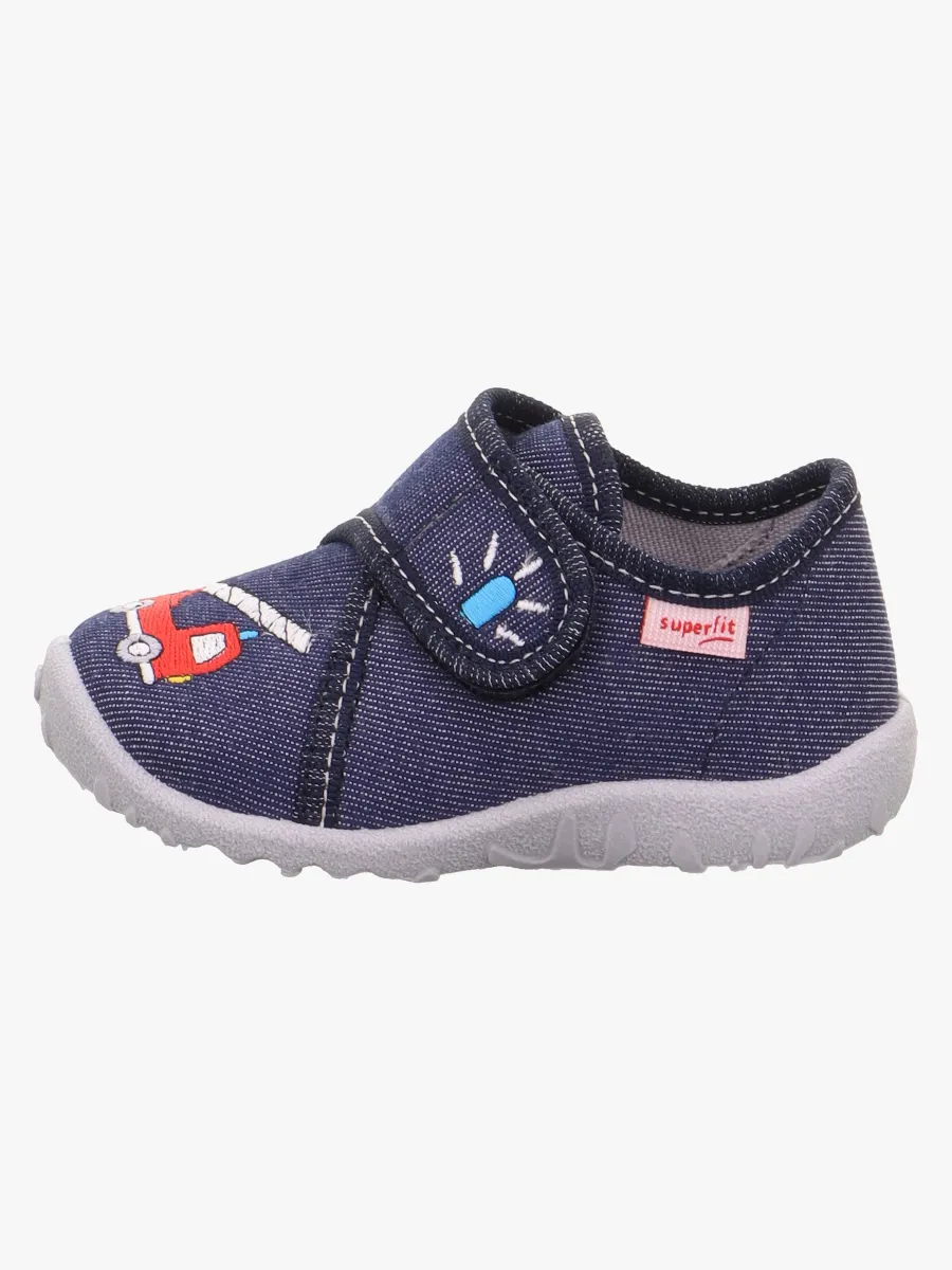 Superfit Spotty Inneskor, Dark Blue/Car, 24