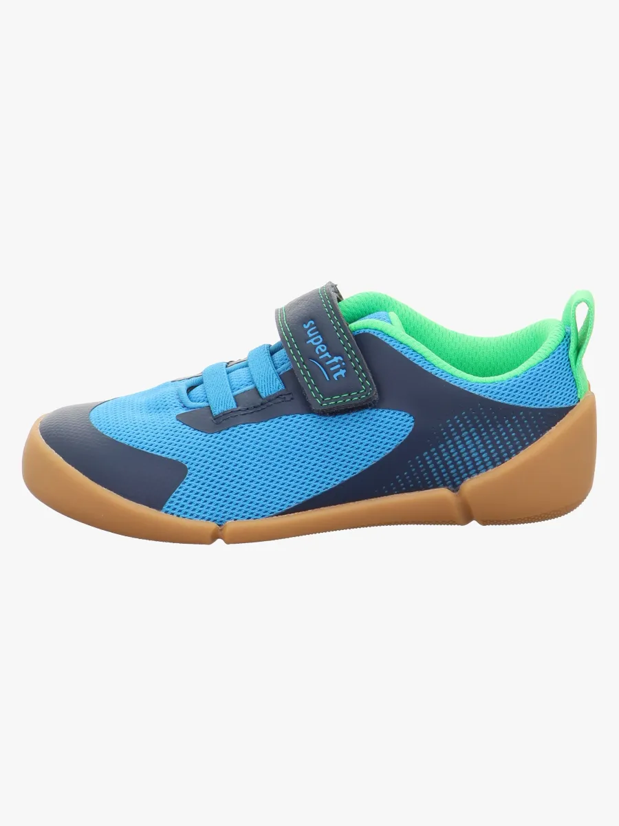 Superfit Vento Barefoot Sneakers, Blå/Ljusgrön, 31