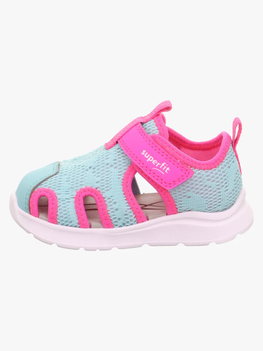 Superfit Wave Sandaler, Light Green/Pink, 21