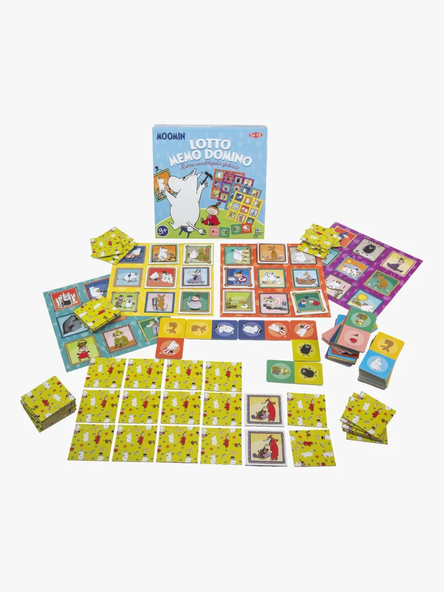 Tactic Mumin Spel 3-in-1