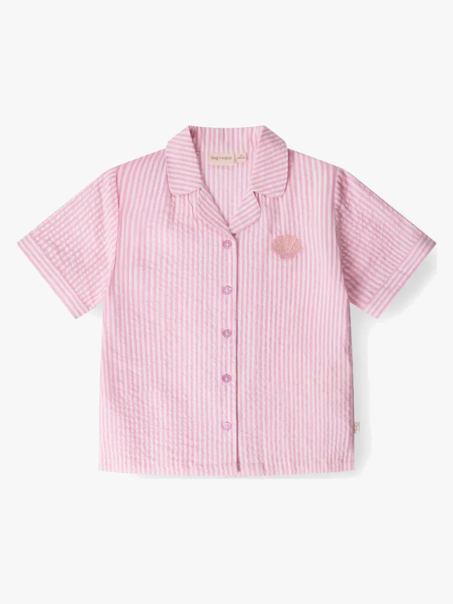 That's Mine Ino Skjorta, Pink Stripe, 98