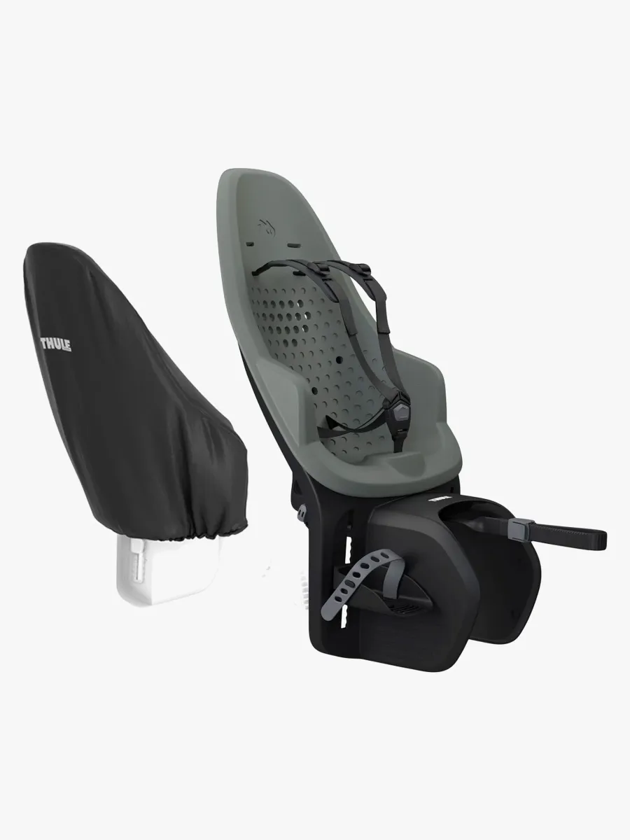 Thule Yepp 2 Maxi Rack Mount Cykelsits inkl. Regnskydd, Agave