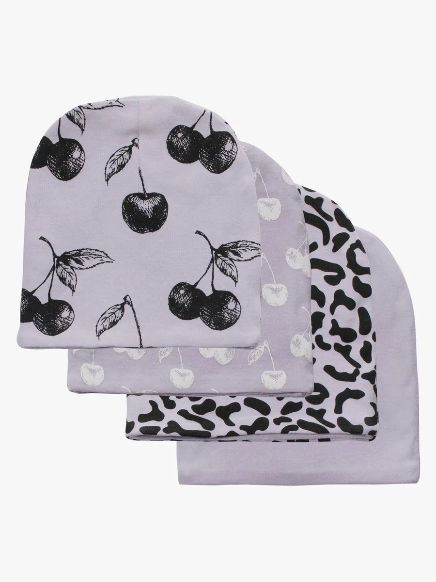 Tiny Treasure Sarah Mössa 4-Pack, Purple 56-62