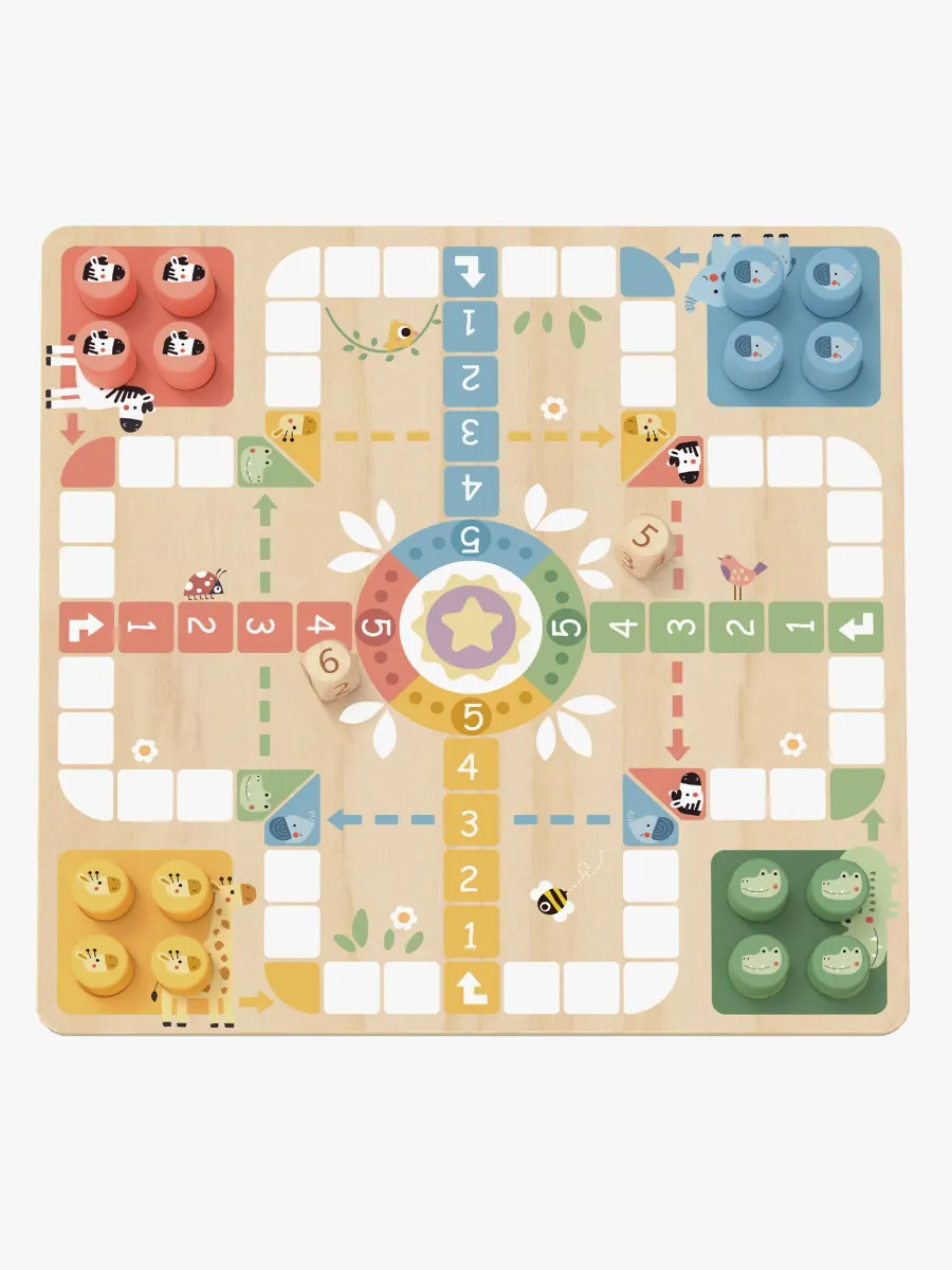 Tooky Toy Fiaspel Sällskapsspel 2-i-1
