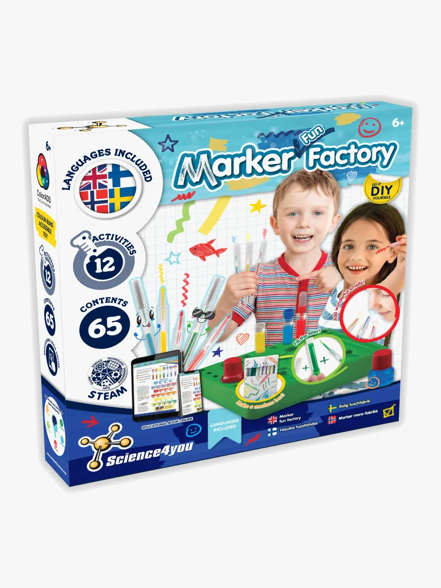 Toyrock STEM Tuschset Marker Fun Factory
