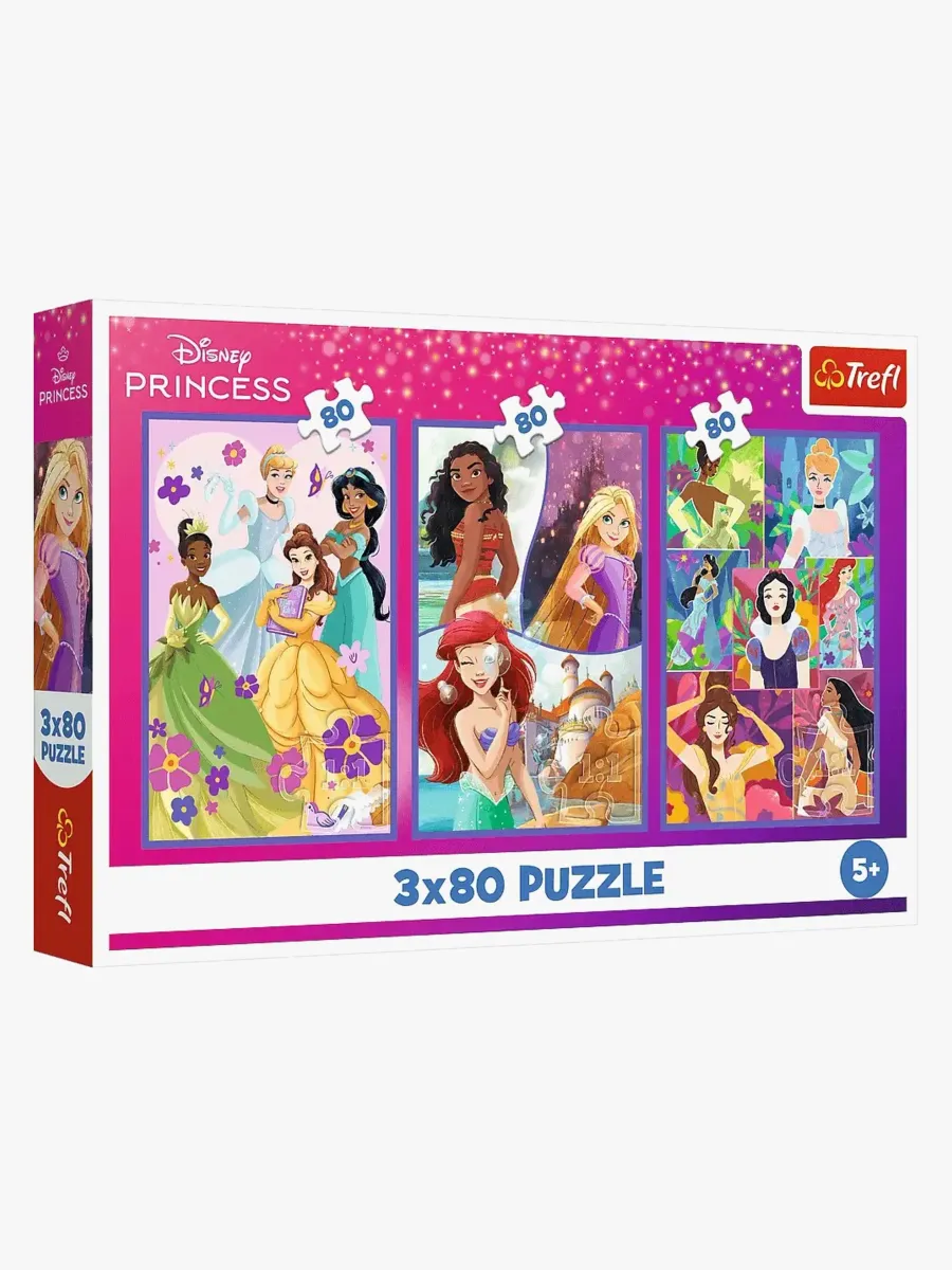 Trefl Disney Princess Pussel 3x80 Bitar