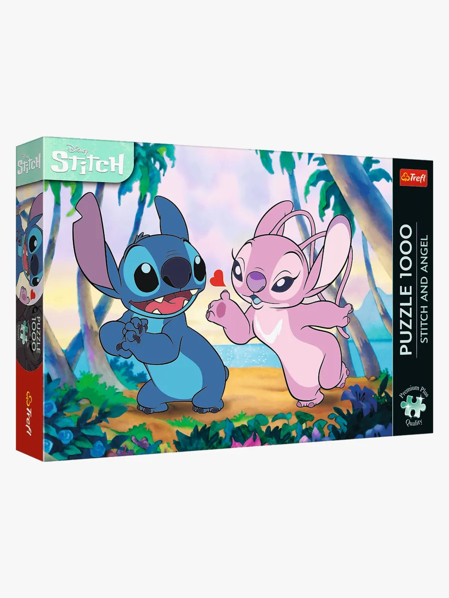 Trefl Stitch &  Angel Premium Pussel 1000 Bitar