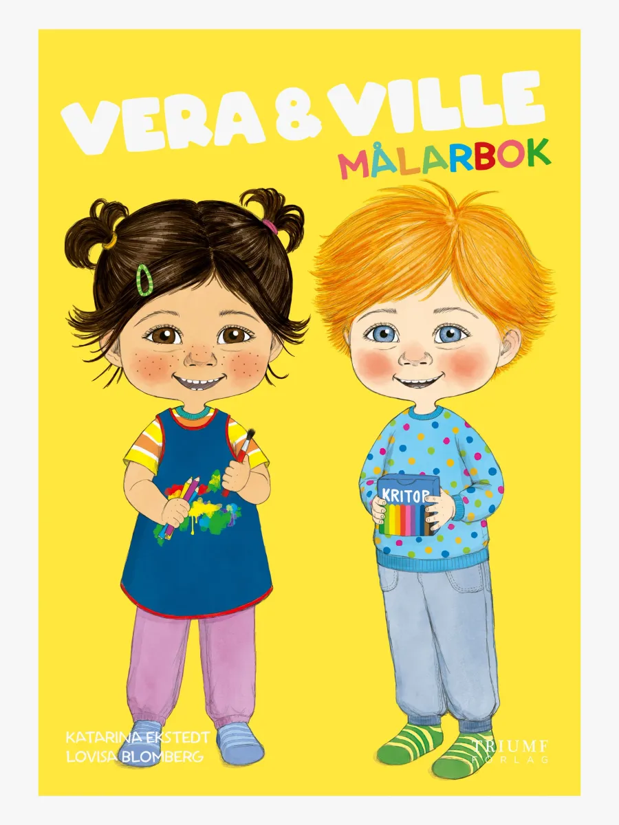 Triumf Förlag Vera &  Ville Målarbok