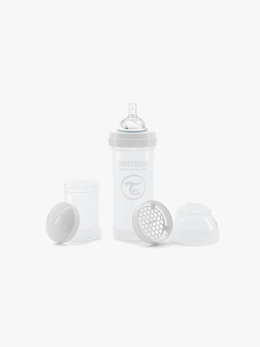 Twistshake Anti-Kolik Nappflaska 260 ml, Vit - Bäst i test