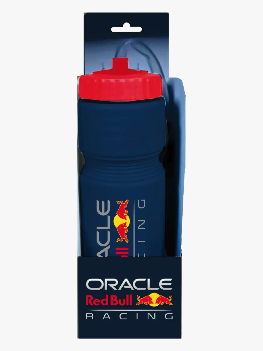 UnderCover Red Bull Vattenflaska med Sugrör, Blå
