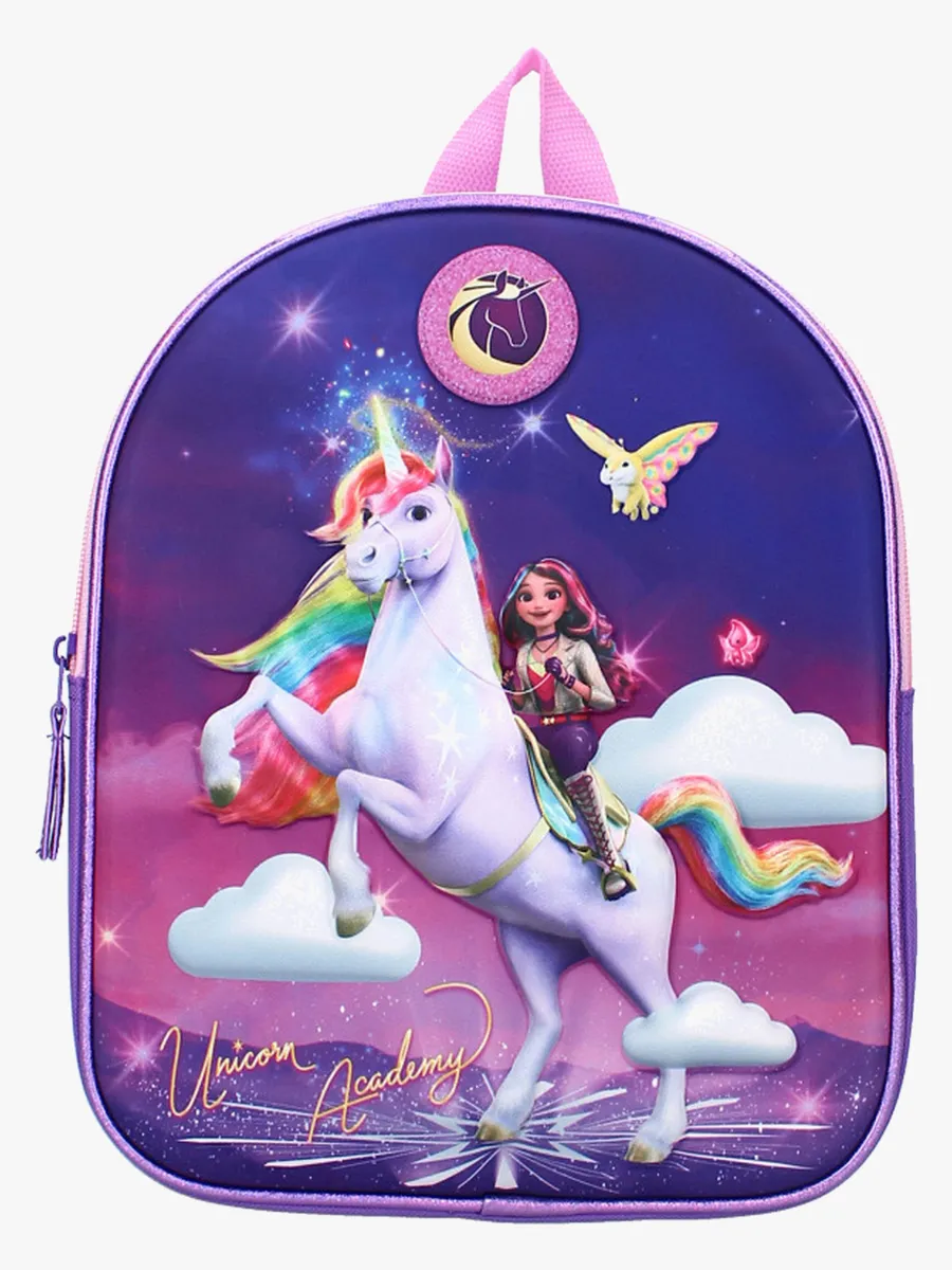 Unicorn Academy 3D Ryggsäck Simply Special, Lila
