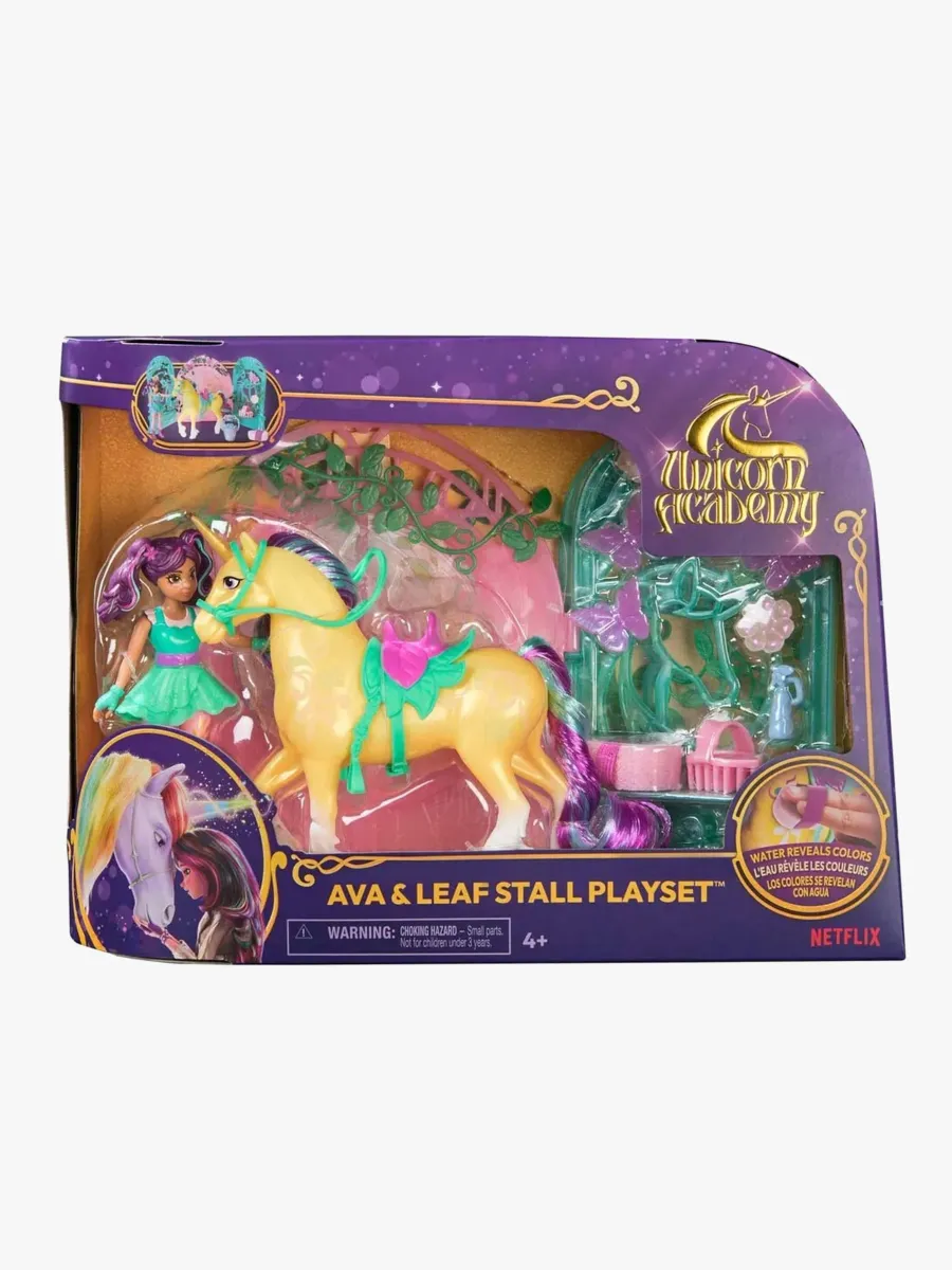 Unicorn Academy Lekset Ava &  Leaf Stall