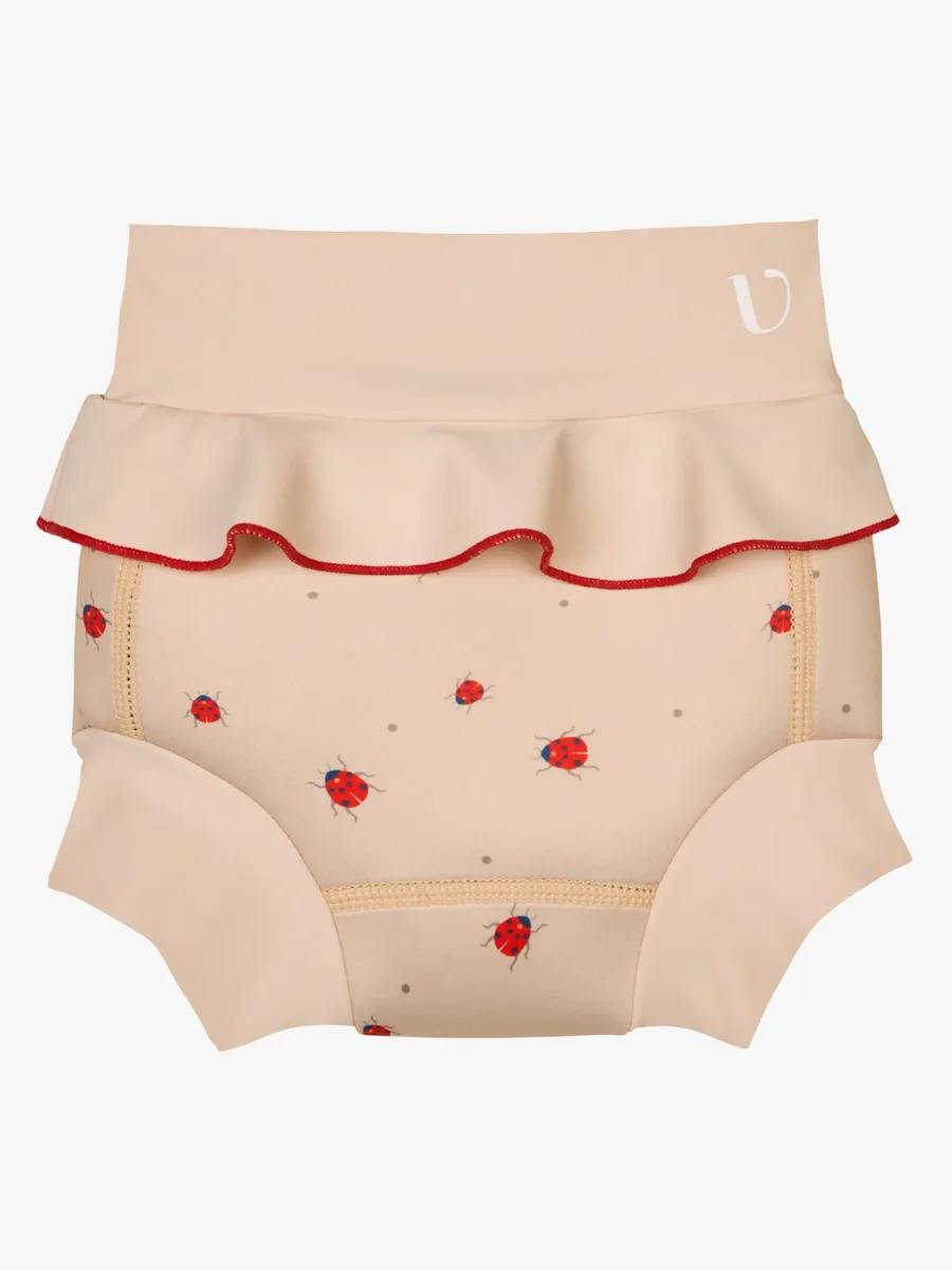 Vanilla Copenhagen Badbyxor, Ladybug/Beige, 1-2 år