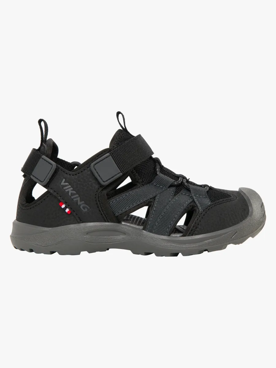 Viking Adventure Sandaler, Black/Charcoal, 30