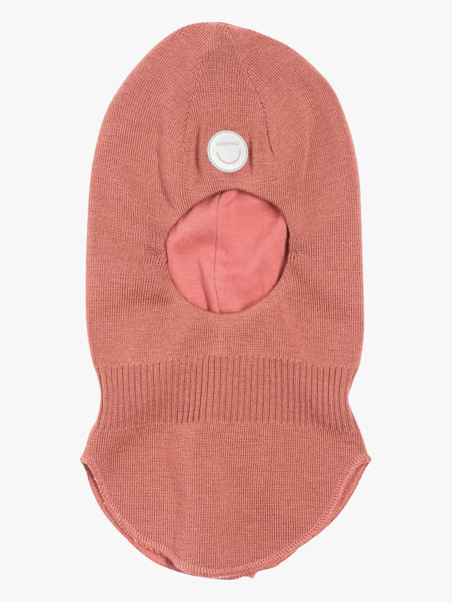 Viking Alv Balaklava Merinoull, Pink/Pink, 46