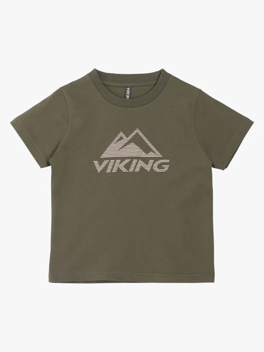Viking Funtime T-shirt, Olive, 140