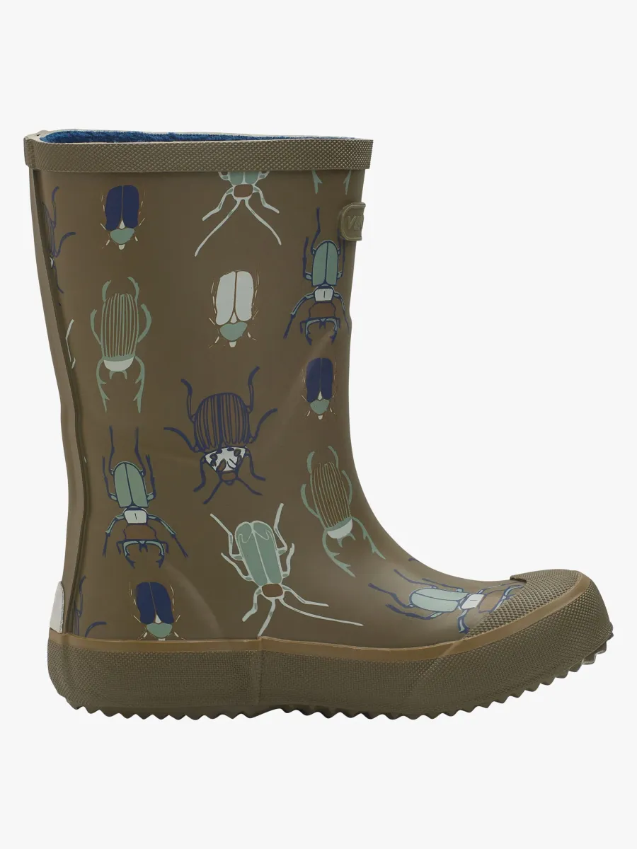 Viking Indie Print Gummistövlar, Khaki/Linen, 24