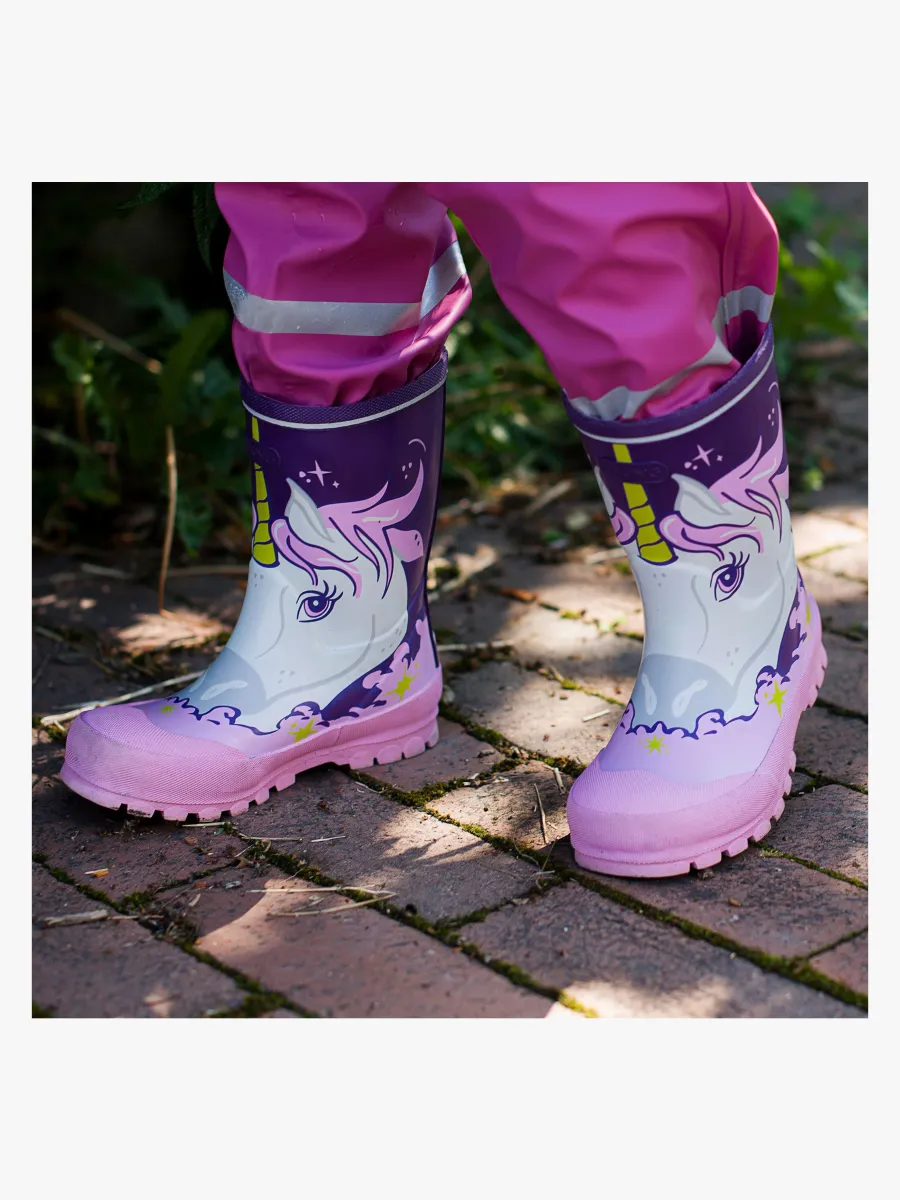 Viking Jolly Print Gummistövlar, Purple, 22 - Bäst i test