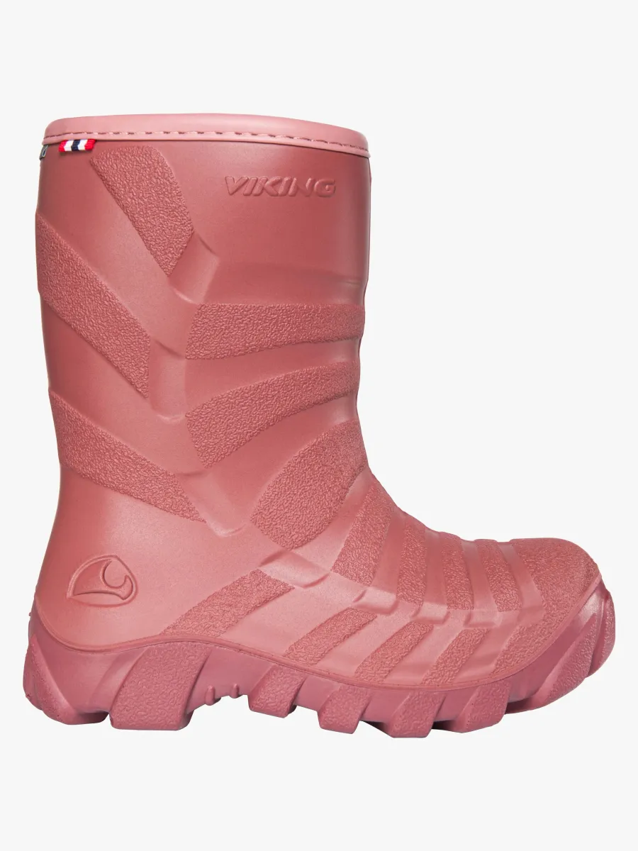 Viking Ultra Fodrade Gummistövlar, Rosa/Ljusrosa, 34 - Bäst i test