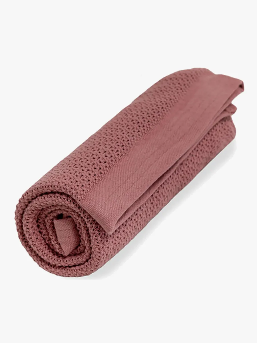 Vinter &  Bloom Soft Grid Gallerfilt, Evening Rose
