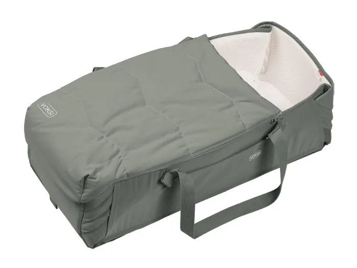 Voksi Carry Me mjuklift/babynest, meadow green cream