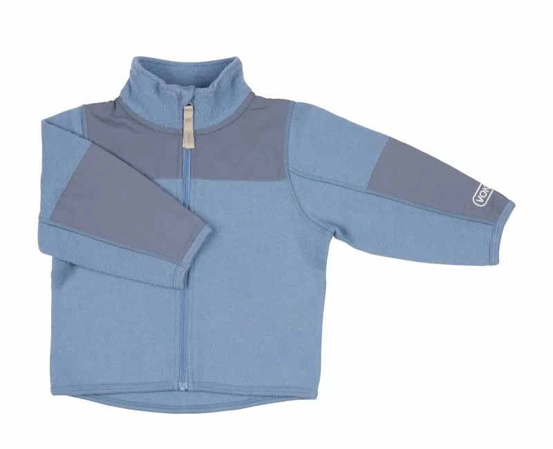 Voksi tröja i ullfleece stl 86-92, blue bell