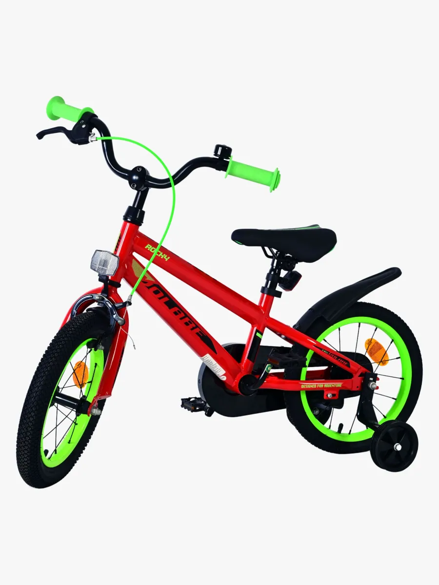 Volare Rocky Cykel 14 Tum, Röd