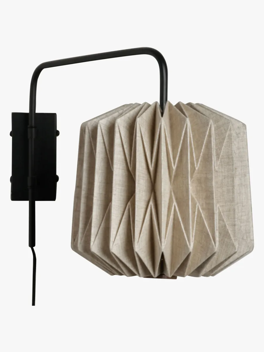 Watt& Veke Alba Vägglampa, Natural, Barnrum