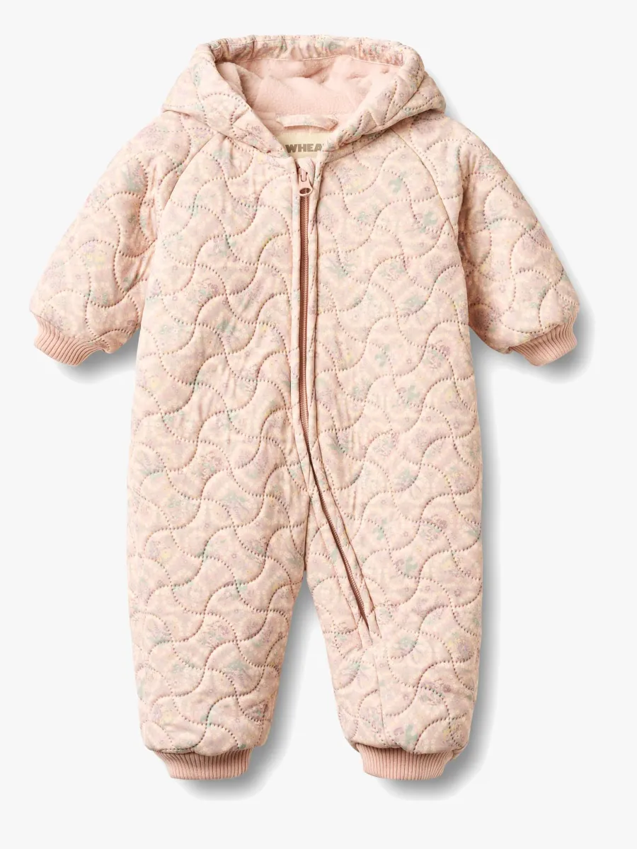 Wheat Cuddle Termooverall, Heart Flowers, 74