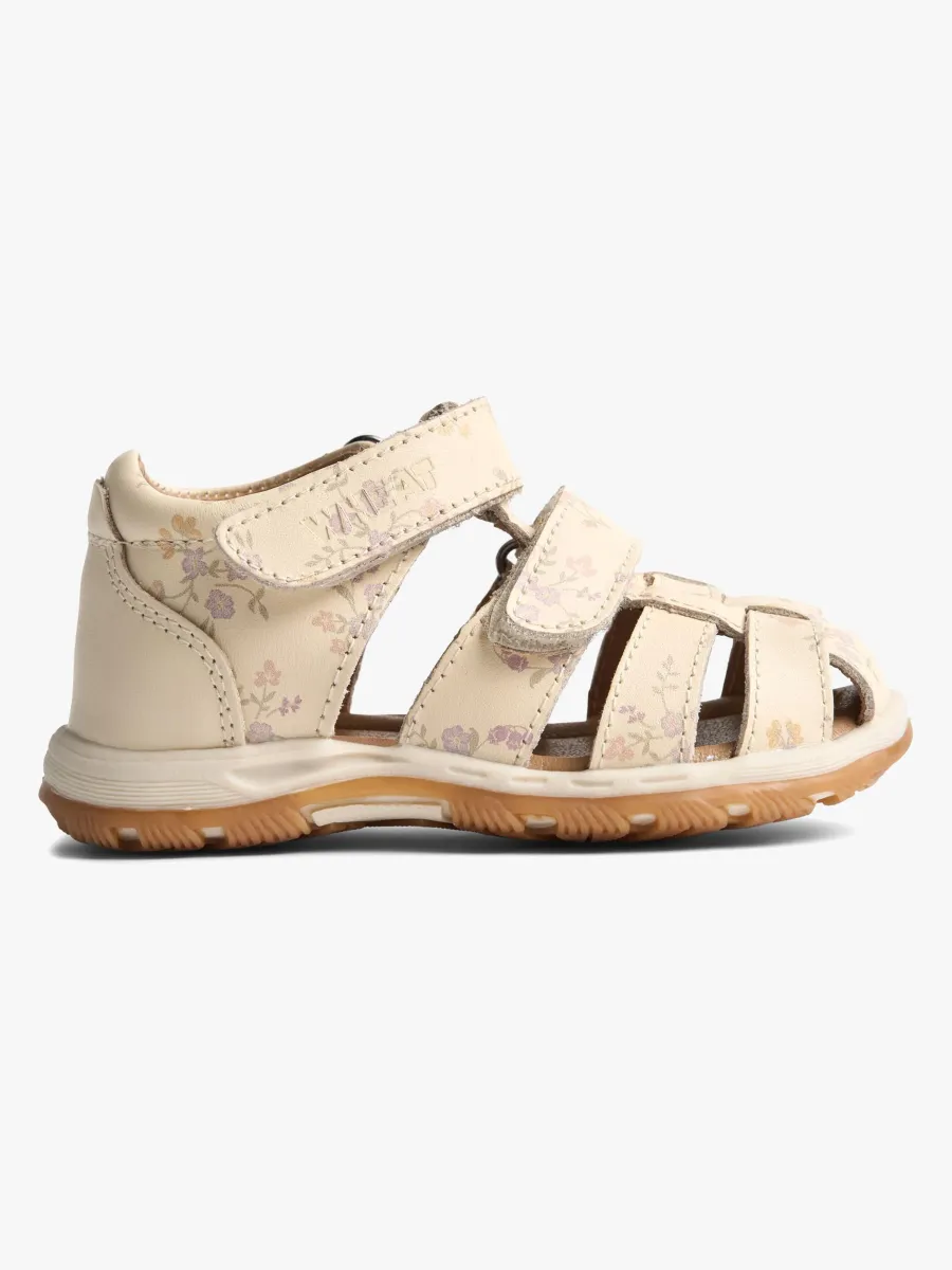 Wheat Frei Sandaler, Apricot Flowers, 21